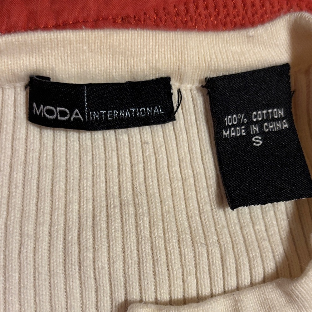 Cream Ribbed Sweater - Picture 2 of 3
